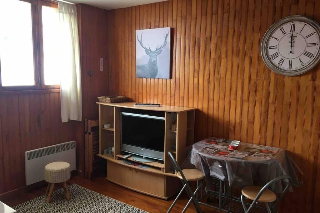 Studio cabine 3 couchages près des pistes Orcières Extérieur photo
